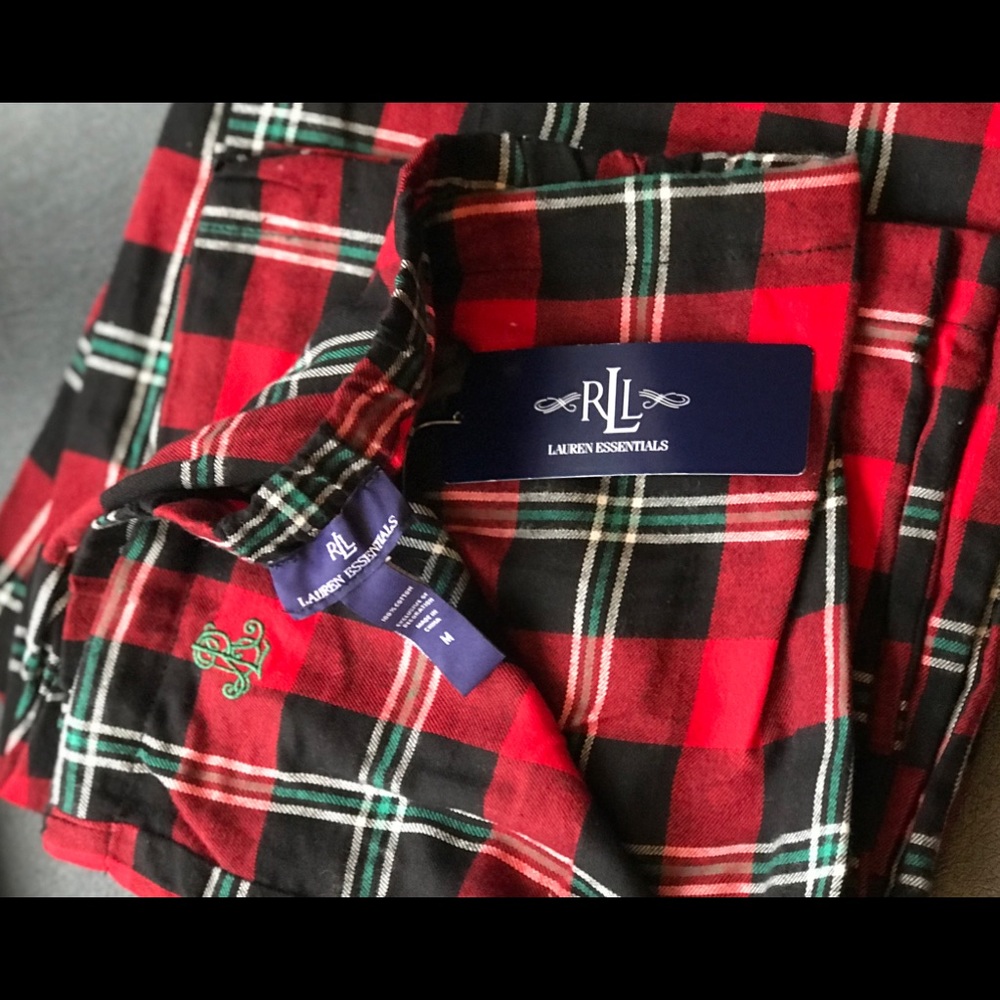 NWT Ralph Lauren Lightweight Flannel Pajama Pants